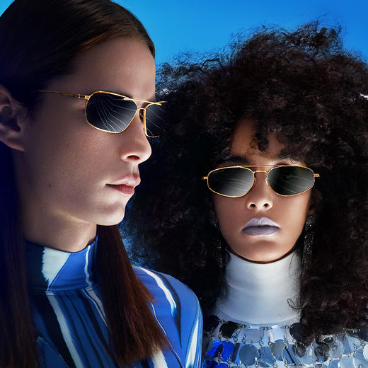 EYECROXX乘号眼镜-高级感ins痞帅小框潮复古偏光墨镜 XS20004 商品图2