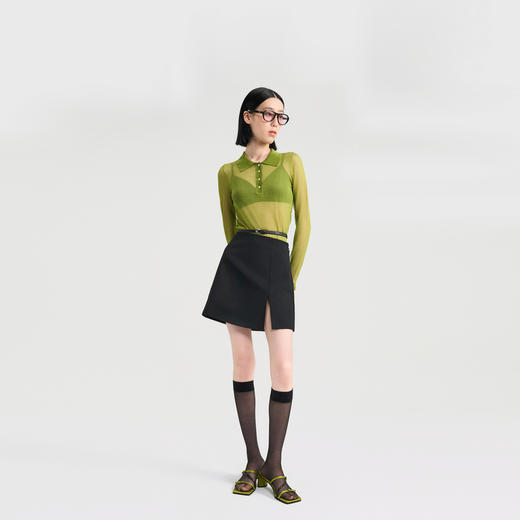 lost in echo2024夏季新款交叉细条带蝴蝶结外穿高跟凉拖鞋一脚蹬 商品图3