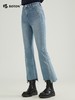 [提臀修身]波顿春夏女士高腰九分浅蓝色牛仔裤高端微喇LF639123 商品缩略图1