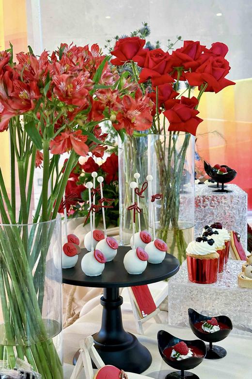 黑红系婚礼甜品台 商品图3
