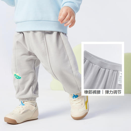 巴拉巴拉宝宝裤子女童秋装新款男童长裤婴儿休闲裤外穿卫裤潮 商品图3