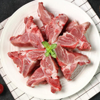 精气神 国产无抗山黑猪脊骨800g 冷冻免切猪龙骨猪腔骨 煲汤生鲜烧烤 商品图1