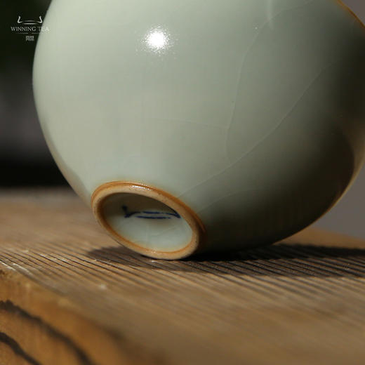 问鼎汝瓷鼎系列天青老款伴月杯 商品图2