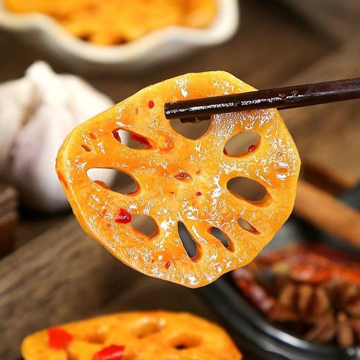 【上上好香辣藕片香香脆脆超好吃】湖南特产上上好香辣藕片30g*20包，香辣脆爽解馋素食，麻辣零食小吃黑鸭香卤莲藕脆藕独立包装开袋即食QQ 商品图3