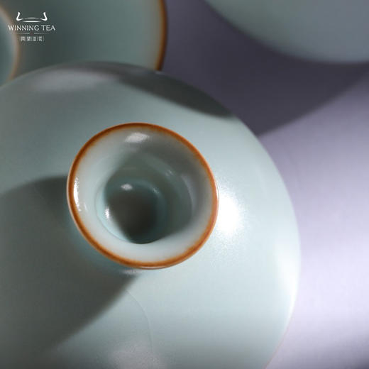 问鼎汝瓷复刻款天青正德盖碗（大） （缺货） 商品图3