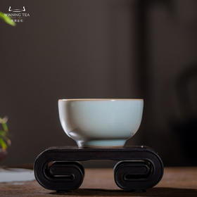 问鼎汝瓷复刻款天青听泉杯