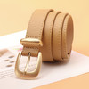 「19.9到手！数色可选」新简约个性好搭女式腰带时尚高级感针扣腰带女装饰牛仔裤女士皮带配饰 商品缩略图3