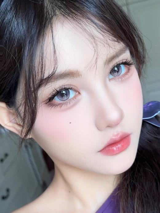 mimipark半年抛 花宴/萝尾  14.2mm 紫/黄绿【只建议健康眼戴！！】 商品图3