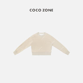 COCO ZONE‘牛油果色’春秋套头衫长袖圆领卫衣 23C19676