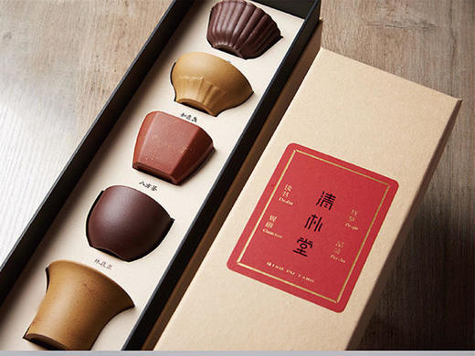 大器·紫砂五型茶杯套组 商品图2