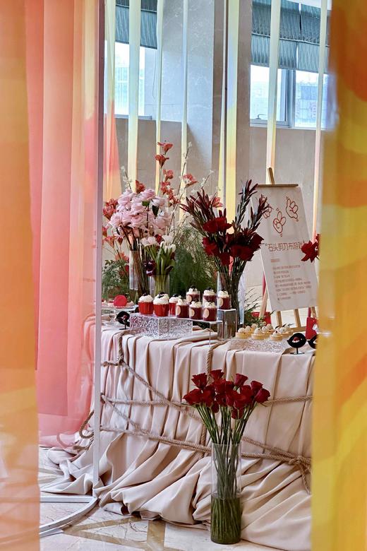 黑红系婚礼甜品台 商品图1