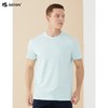 【第2件半价！尾货清仓不退换】[长绒棉]波顿夏季短袖冰感美式休闲t恤男士纯色棉高端圆领体恤衫MT885221 商品缩略图5