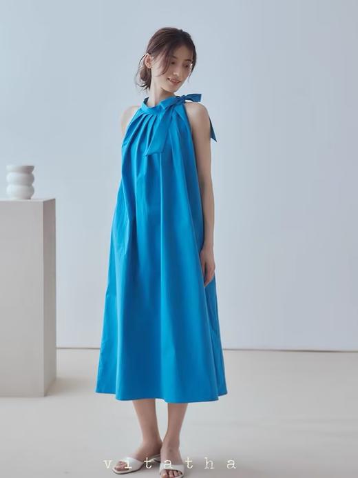 Vitatha番塔塔/21SS-DX05/忘忧草绑带挂脖连衣裙 商品图2