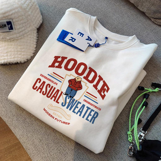 【超值69.9任选2件】2024夏季潮流 圆领宽松 纯棉短袖t恤女 ins女装休闲 宽松百搭上衣-QQ 商品图10