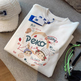 【超值69.9任选2件】2024夏季潮流 圆领宽松 纯棉短袖t恤女 ins女装休闲 宽松百搭上衣-QQ