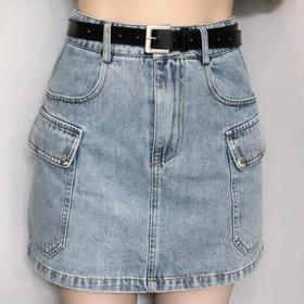 GD多口袋牛仔裤裙40511 夏季 990372323239