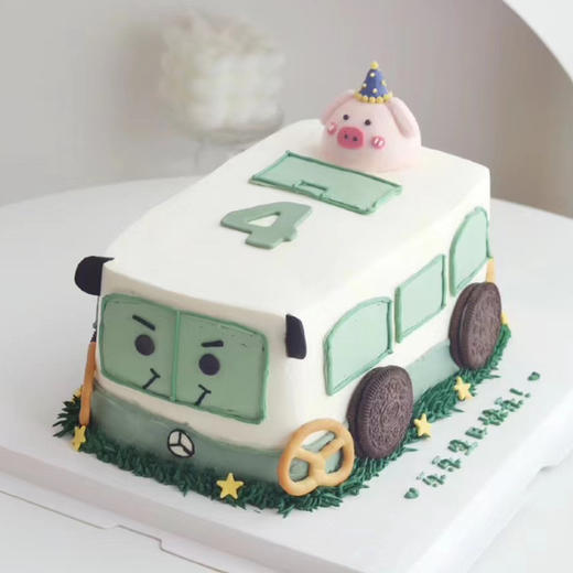 小汽车蛋糕（翻糖提前2天预定） 商品图0