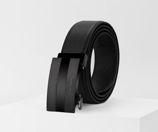 皮尔卡丹皮带男真皮腰带男士商务休闲自动扣高档官方正品牛皮裤带送男友送爸爸 商品图0