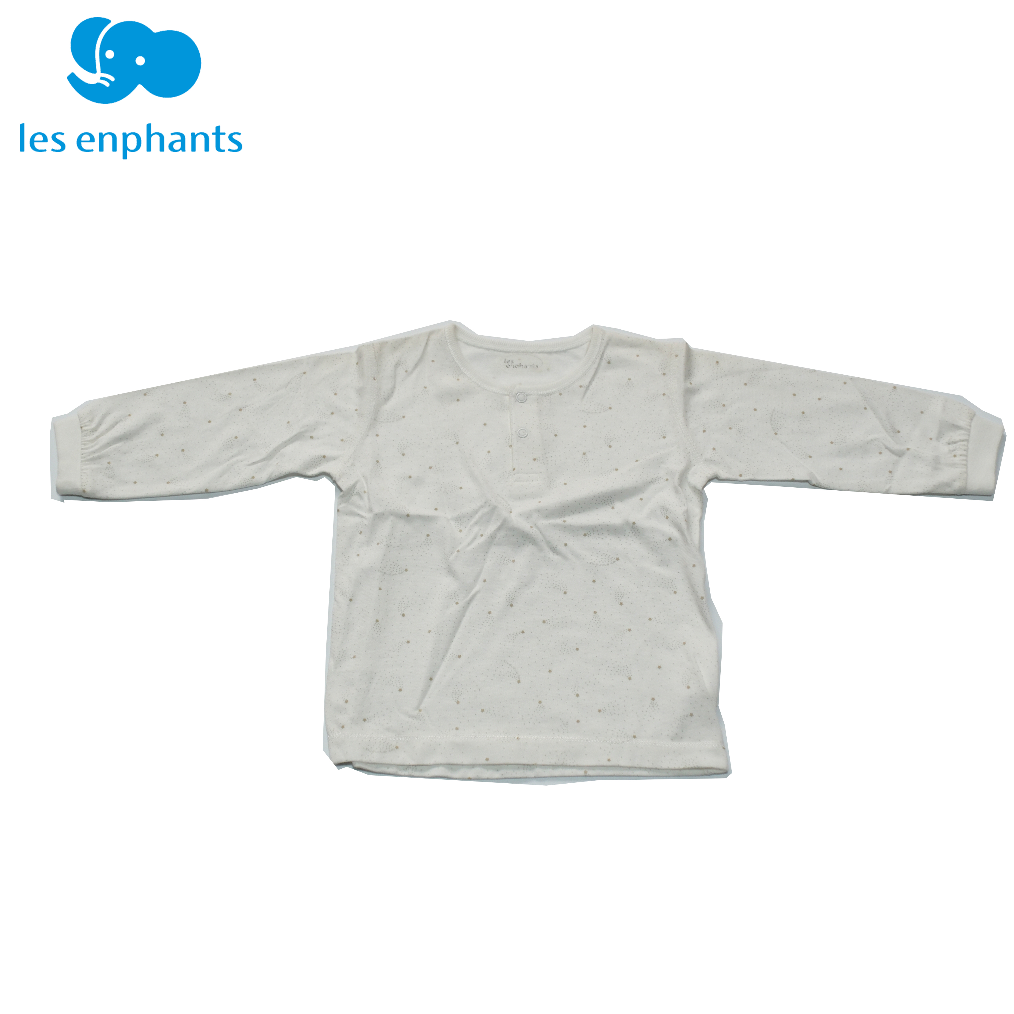 丽婴房-内衣类（春）A7长袖两粒扣上衣N 浪漫星空