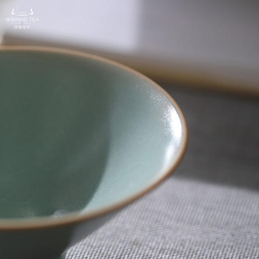 问鼎汝瓷复刻款精工款天青斗笠杯（小）（缺货） 商品图2