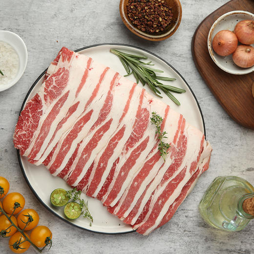 美国黑安格斯谷饲肥牛烤肉片800g 商品图1