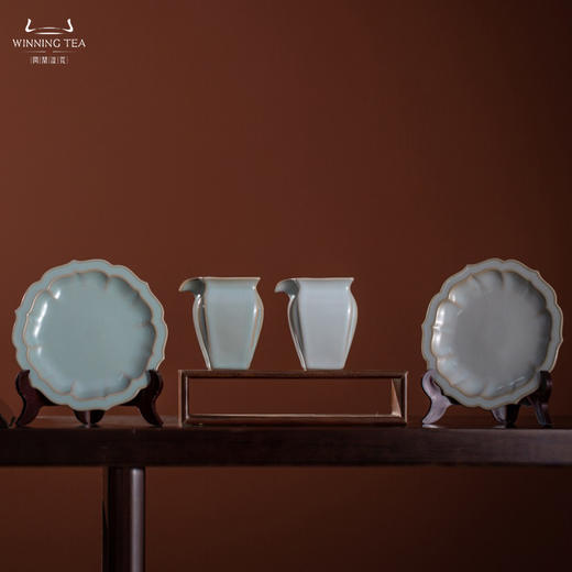 问鼎汝瓷鼎峰系列天青月白宝相壶承（缺货） 商品图2