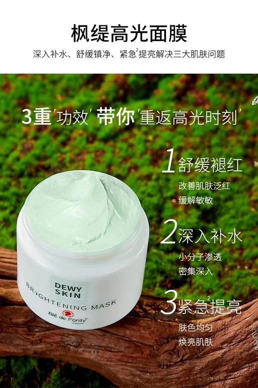 枫缇高光修护涂抹面膜 补血草提亮补水维稳强韧保湿面膜100ml 商品图1