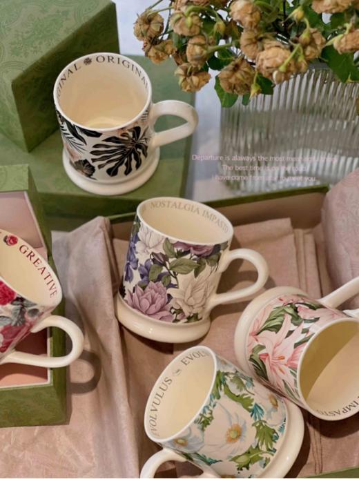 🌈【YOOHOPE法式复古风庄园马克杯】🔺采用陶瓷材质，材质安全，耐高温杯身线条流畅，手感舒适❤️ 商品图0