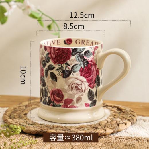 🌈【YOOHOPE法式复古风庄园马克杯】🔺采用陶瓷材质，材质安全，耐高温杯身线条流畅，手感舒适❤️ 商品图2
