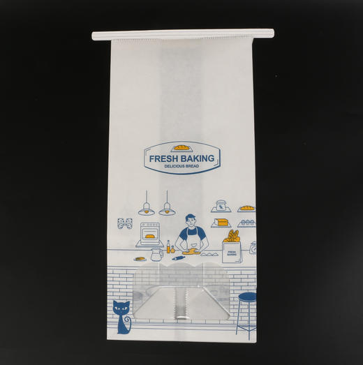 包装 | （二）号吐司袋（尺寸13*27+9厘米）可装6-7片吐司可装各类糕点饼干 商品图1