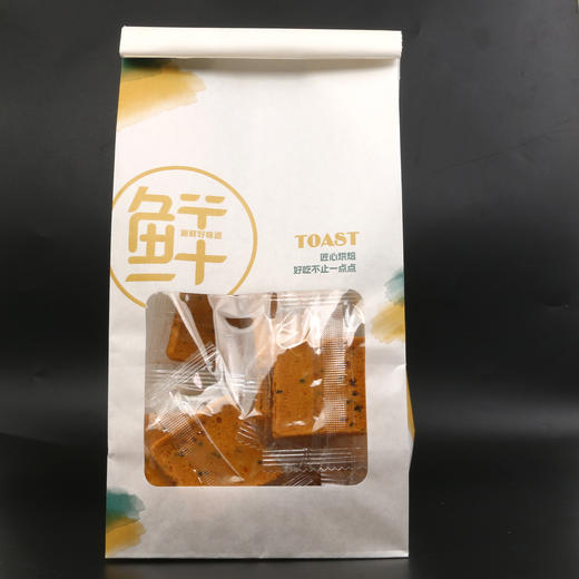 包装 | （四）号吐司袋（尺寸13*27+9厘米）可装6-7片吐司可装各类糕点饼干 商品图1