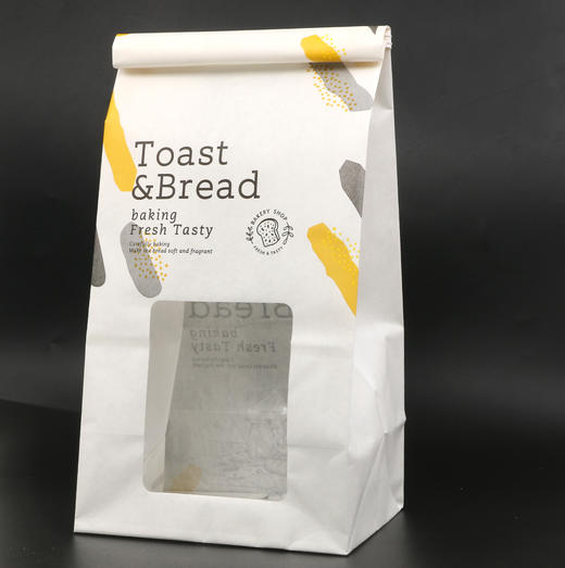 包装 | （三）号吐司袋（尺寸13*27+9厘米）可装6-7片吐司可装各类糕点饼干 商品图2