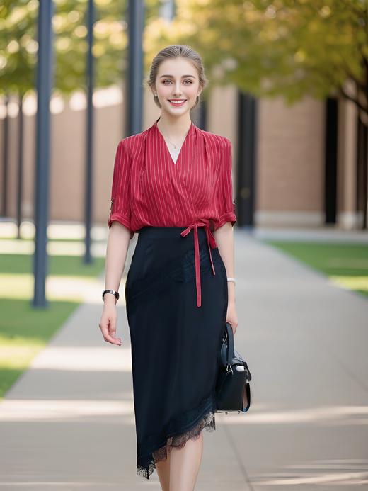 落差摆贴花边半裙 商品图3