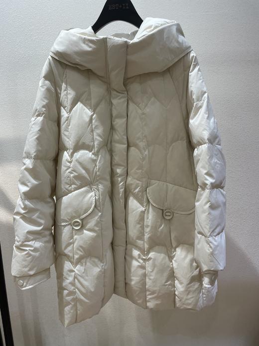 3F【EST+II艺诗】中长款羽绒服 商品图0