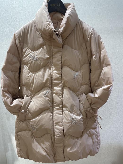 3F【EST+II艺诗】中长款羽绒服 商品图0