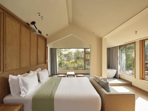 【都江堰-258号院】9房温泉私汤/泳池别墅，青城前山下、电梯别墅、轰趴聚会、儿童游玩乒乓球！xsh 商品图2