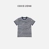 COCO ZONE 夏季新款圆领条纹短袖T上衣   23C18867 商品缩略图0