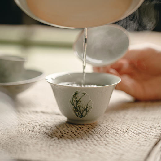 暮苍斋<窗兰盖碗> 商品图2