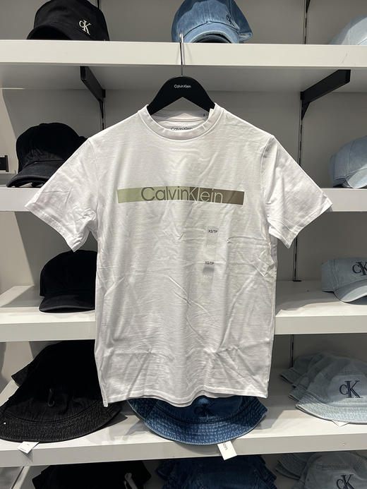 Calvin Klein/CK 男士印花LOGO圆领休闲舒适短袖T恤 商品图2