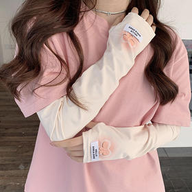 「9.9元包邮！冰感材质」冰丝防晒袖套女夏季户外开车骑行防晒冰袖护手臂薄款护袖配饰