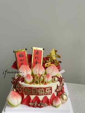 「祝寿」福气多多 巧克力寿桃款