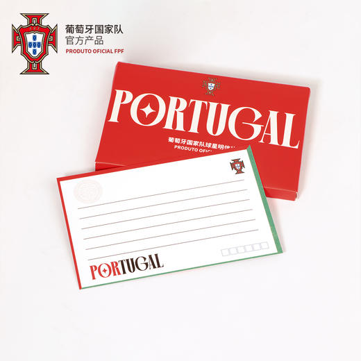 【官方正版】葡萄牙国家队|球员肖像明信片C罗球迷卡欧洲杯纪念卡片 商品图4