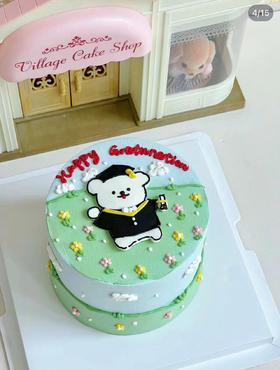 1027CAKE |  手绘蛋糕  小熊