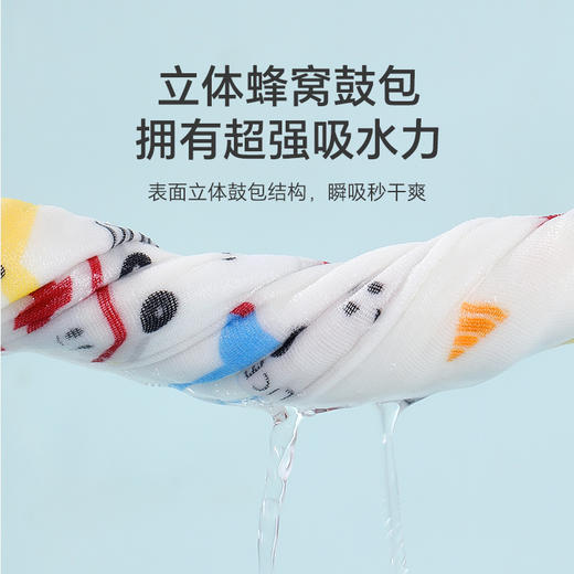 【品牌自营】新生婴儿童小方巾毛巾纯棉纱布口水巾宝宝洗脸巾超软方巾 商品图2
