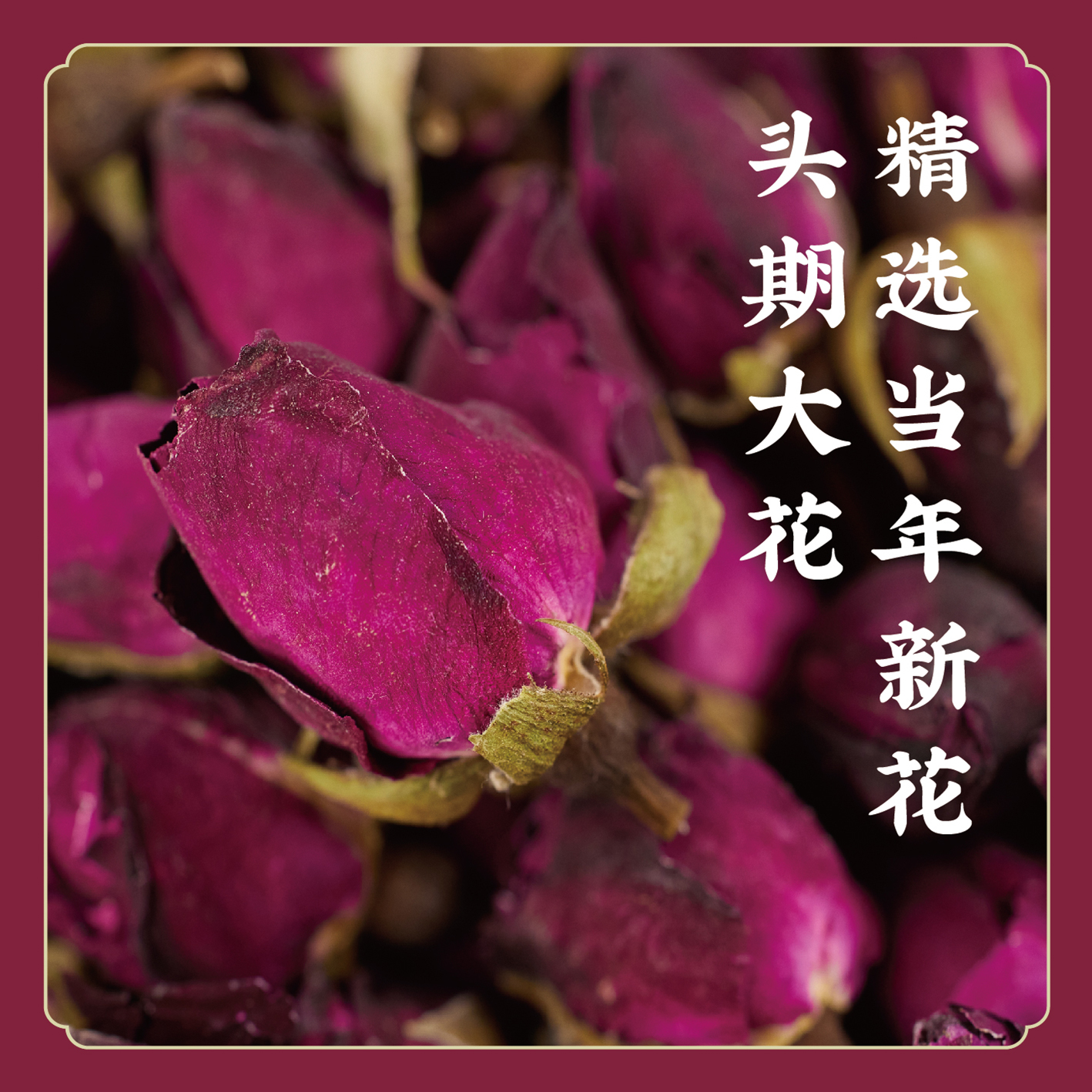 姨妈乖【月月红颜】月季花蕾 不熏硫 传统原生品种道地产地