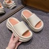 【百搭超轻！女士厚底拖鞋】7厘米增高效果，EVA材质防臭防滑，舒适内里温暖细腻 上脚舒适感加倍，夏季海边沙滩防滑拖鞋Y 商品缩略图3