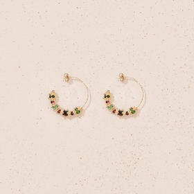 订购8周到｜Tityaravy-SRIPHALA-黝帘石 耳环［法国设计师］