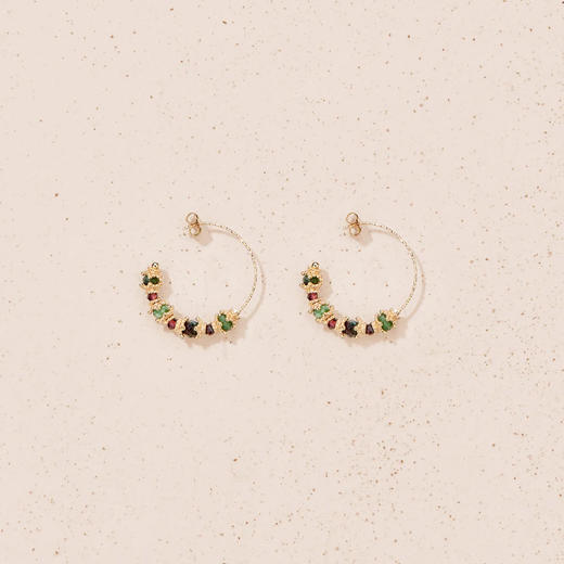 订购8周到｜Tityaravy-SRIPHALA-黝帘石 耳环［法国设计师］ 商品图0