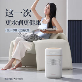 【官方自营】大宇无雾加湿器卧室孕妇婴儿家用桌面冷蒸发式空气净化器