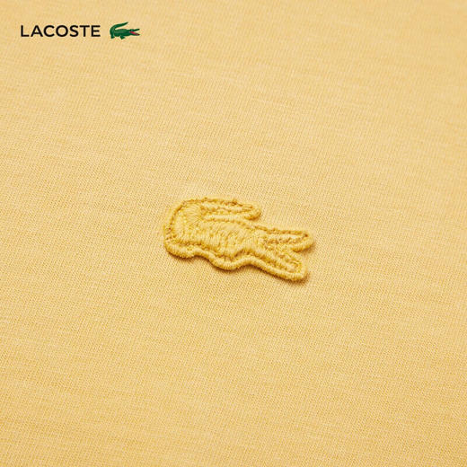 Lacoste法国鳄鱼男装新款男士T恤圆领纯色简约短袖TH8312-10 商品图3